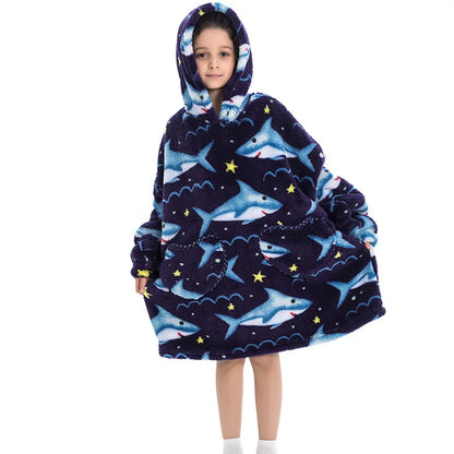 Oversized Wearale Blanket Hoodie