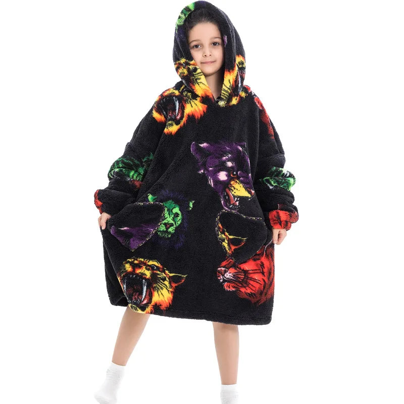 Oversized Wearale Blanket Hoodie