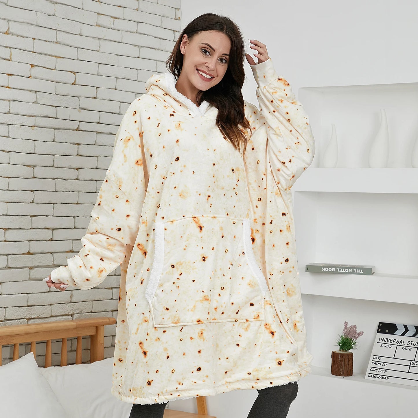 Hoodie Blanket Women Oversized Fleece Hoodie