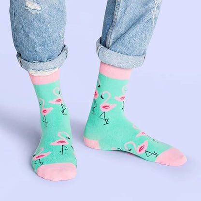 Fun Cartoon Cotton Crew Socks