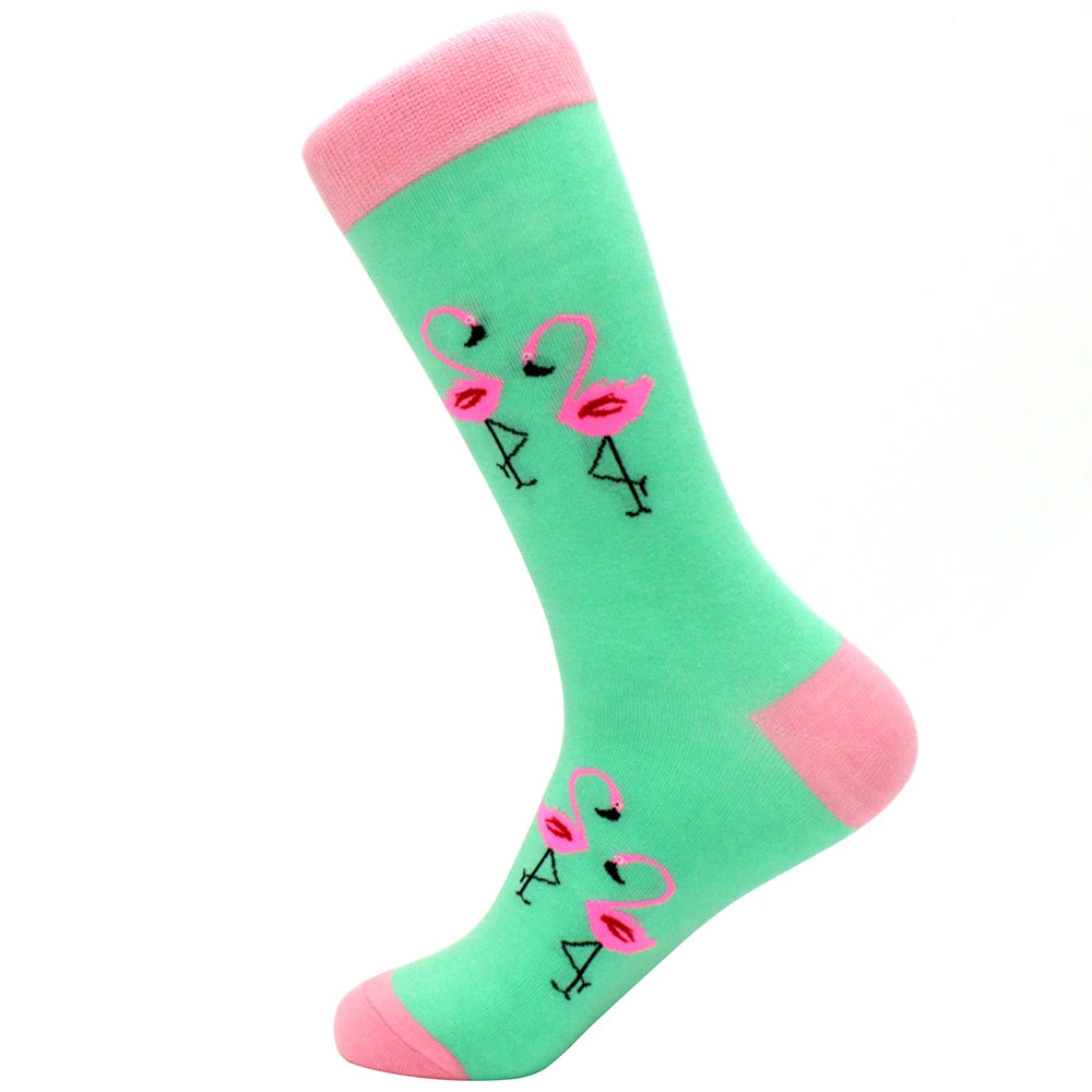 Fun Cartoon Cotton Crew Socks