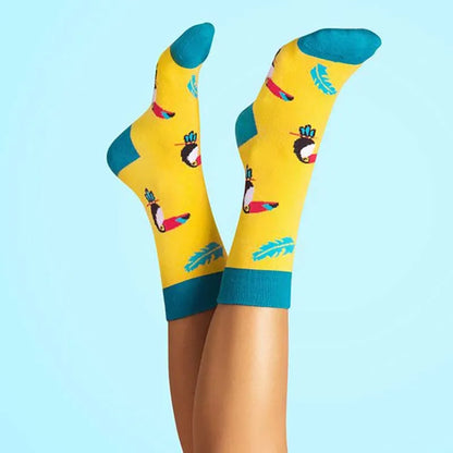 Fun Cartoon Cotton Crew Socks