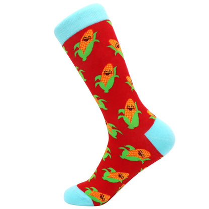 Fun Cartoon Cotton Crew Socks