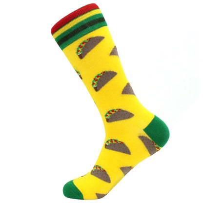 Fun Cartoon Cotton Crew Socks