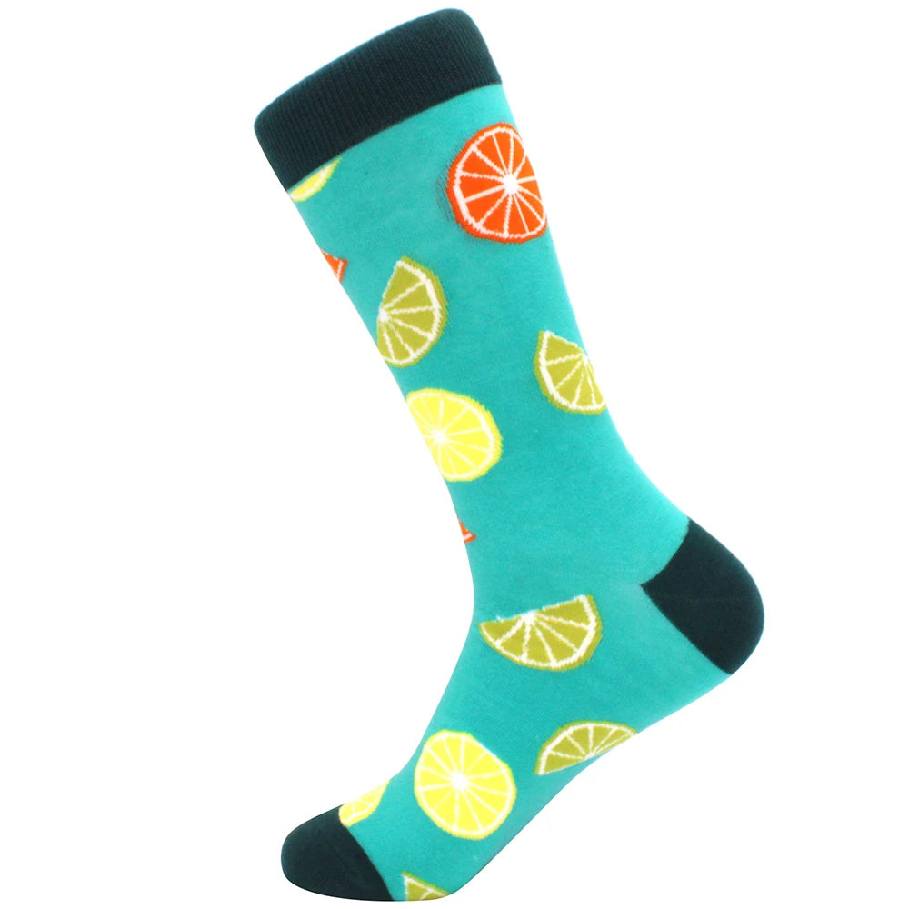 Fun Cartoon Cotton Crew Socks