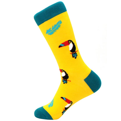 Fun Cartoon Cotton Crew Socks