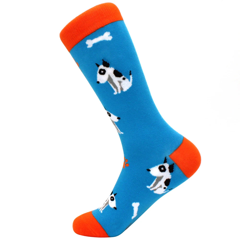 Fun Cartoon Cotton Crew Socks