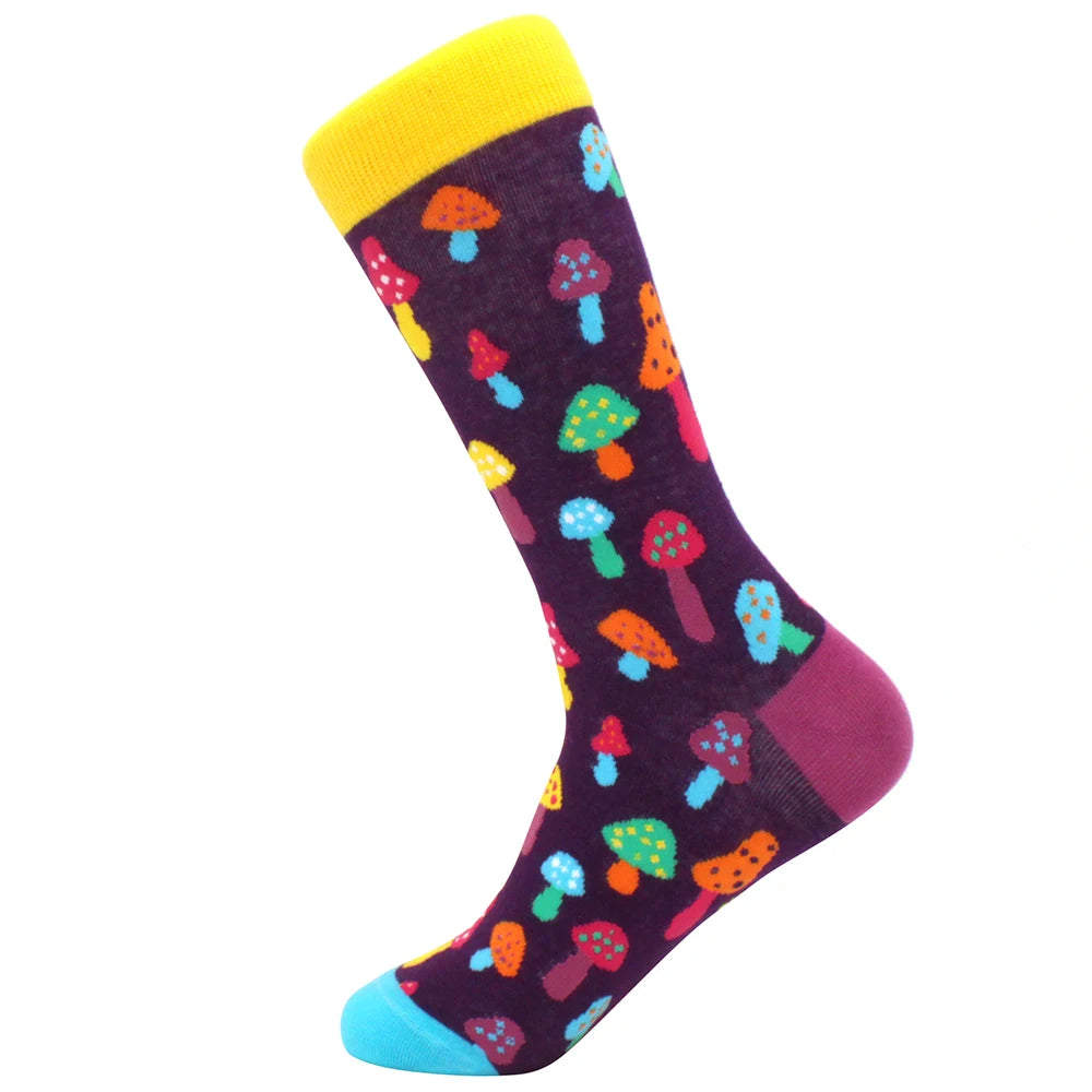 Fun Cartoon Cotton Crew Socks