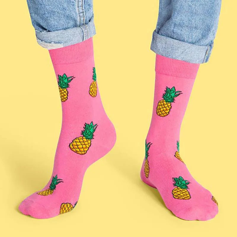 Fun Cartoon Cotton Crew Socks