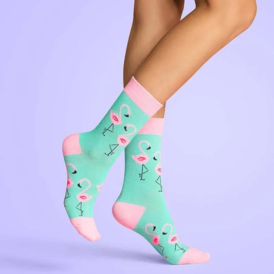 Fun Cartoon Cotton Crew Socks