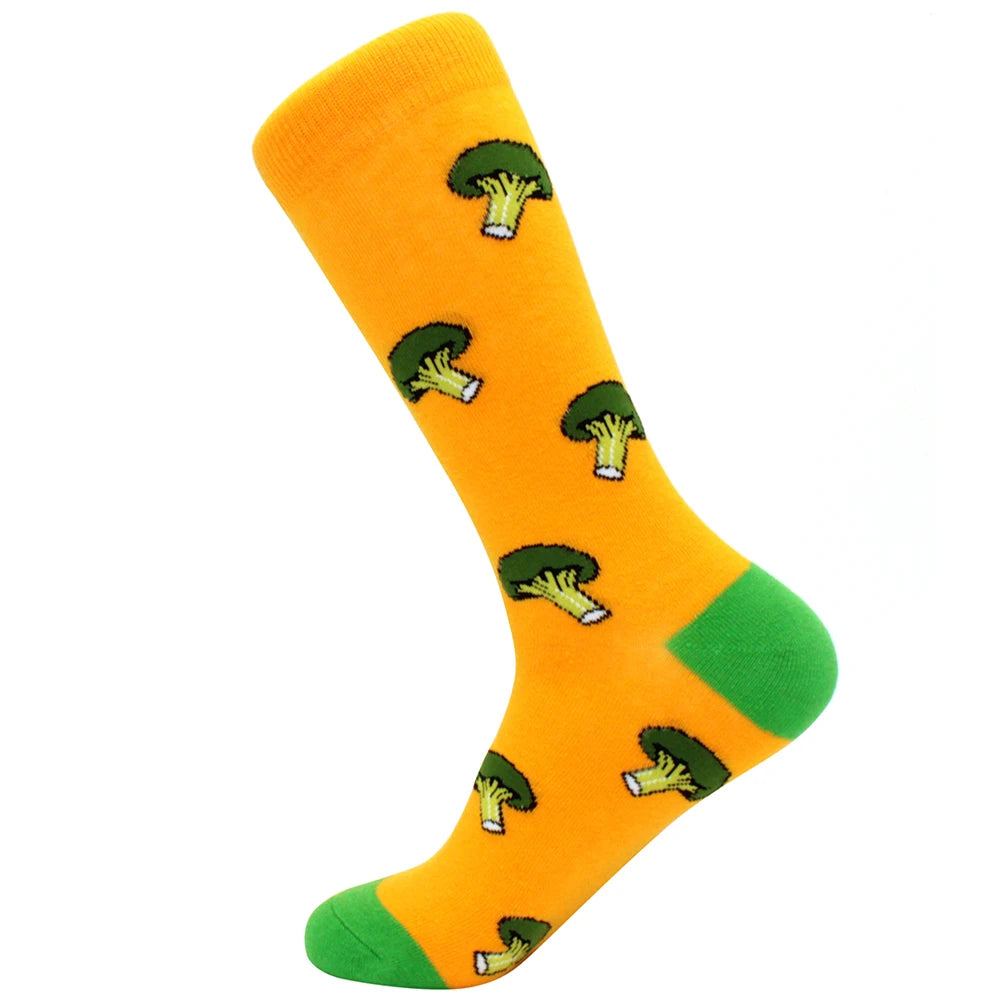 Fun Cartoon Cotton Crew Socks