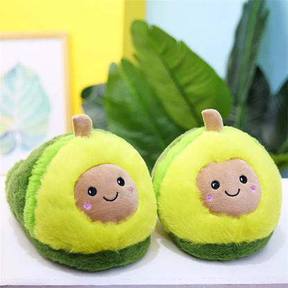 Cute avocado cotton slippers