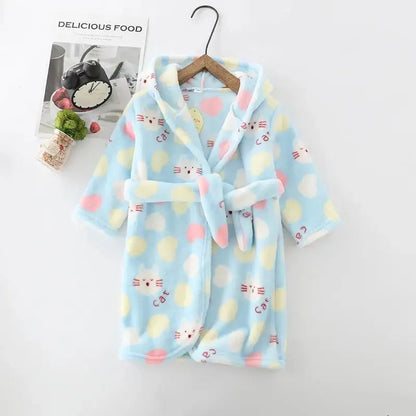 Kids Soft Fleece Bathrobe