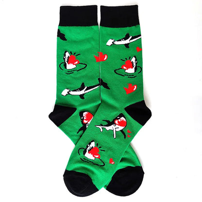 Cartoon-Themed Funny Crew Socks