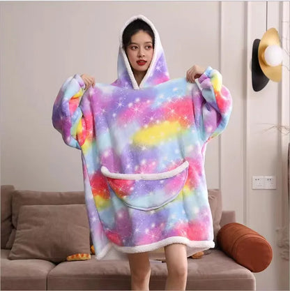 Winter Warm Blanket Hoodie