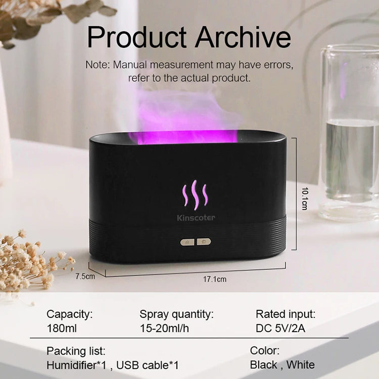 Ultrasonic Aroma Diffuser & Air Humidifier