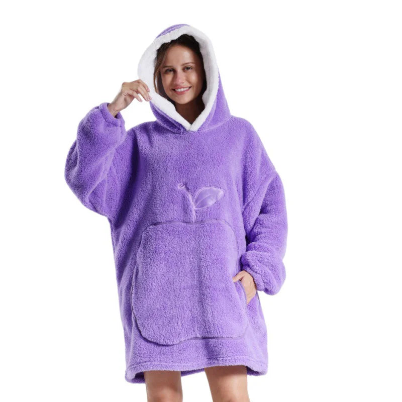 Winter Oversized Wearable Blanket Hoodie