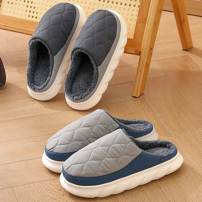 Winter Plush Slippers for Men & Women –