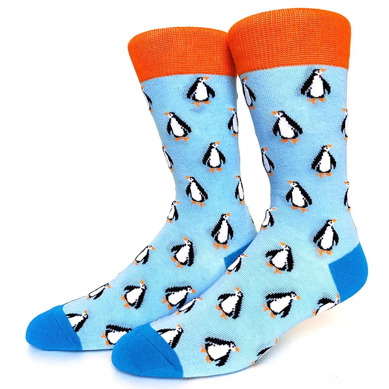 Cartoon-Themed Funny Crew Socks