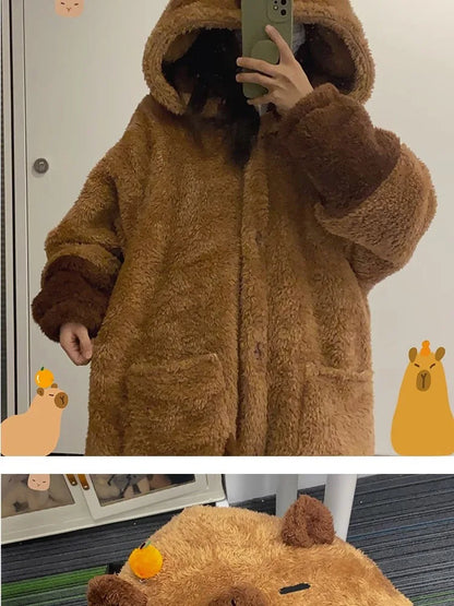 Winter Capybara Cosplay Costume