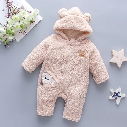 Baby Winter Fleece Romper