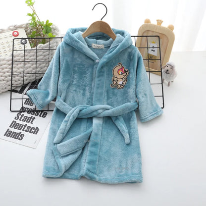 Kids Soft Fleece Bathrobe