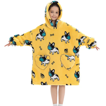 Oversized Wearale Blanket Hoodie