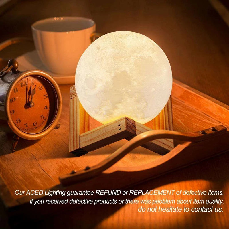 3D Print Rechargeable Moon Lamp