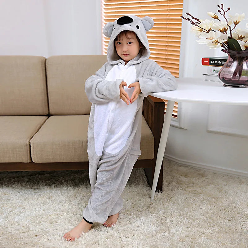 Cartoon Animal Koala One-piece Pajamas