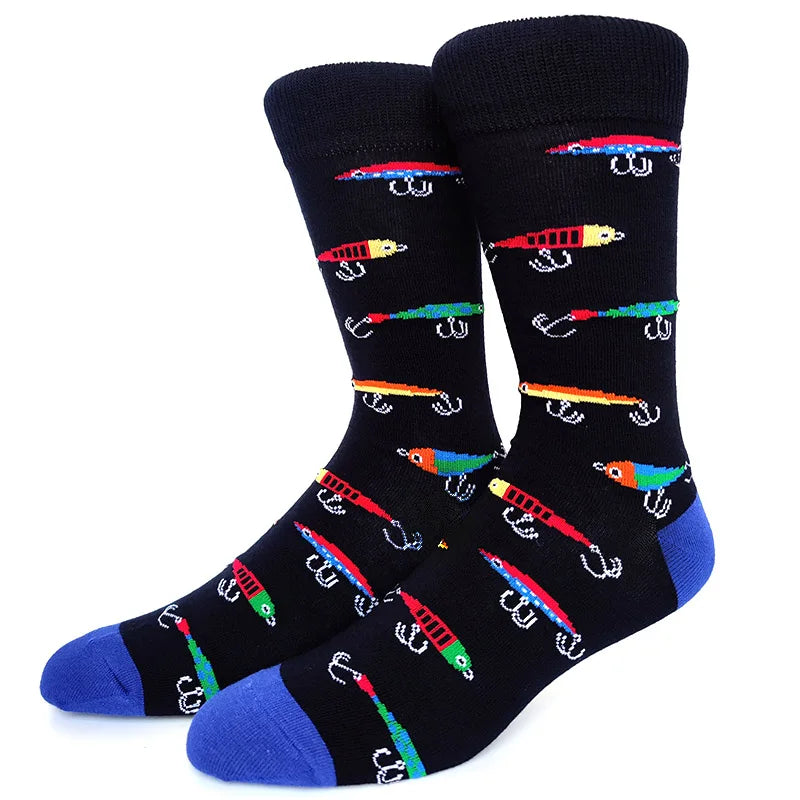 Cartoon-Themed Funny Crew Socks