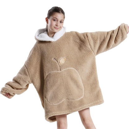 Winter Oversized Wearable Blanket Hoodie