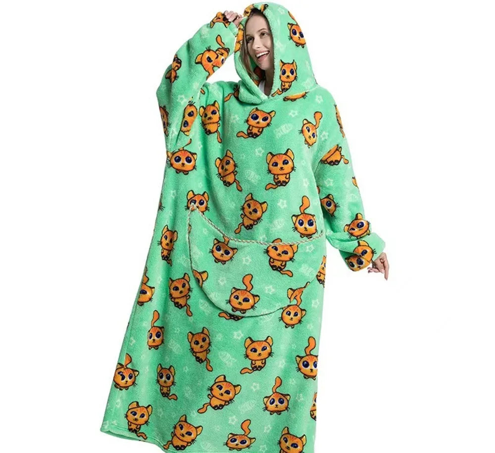 Animal suit Halloween costume Blanket Hoodie