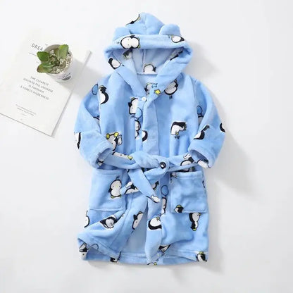 Kids Soft Fleece Bathrobe