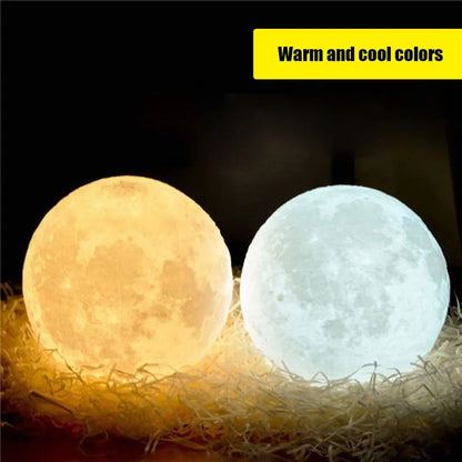 3D Print Rechargeable Moon Lamp