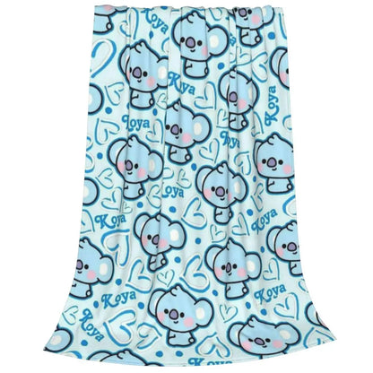 BTS21 Plush Flannel Blanket