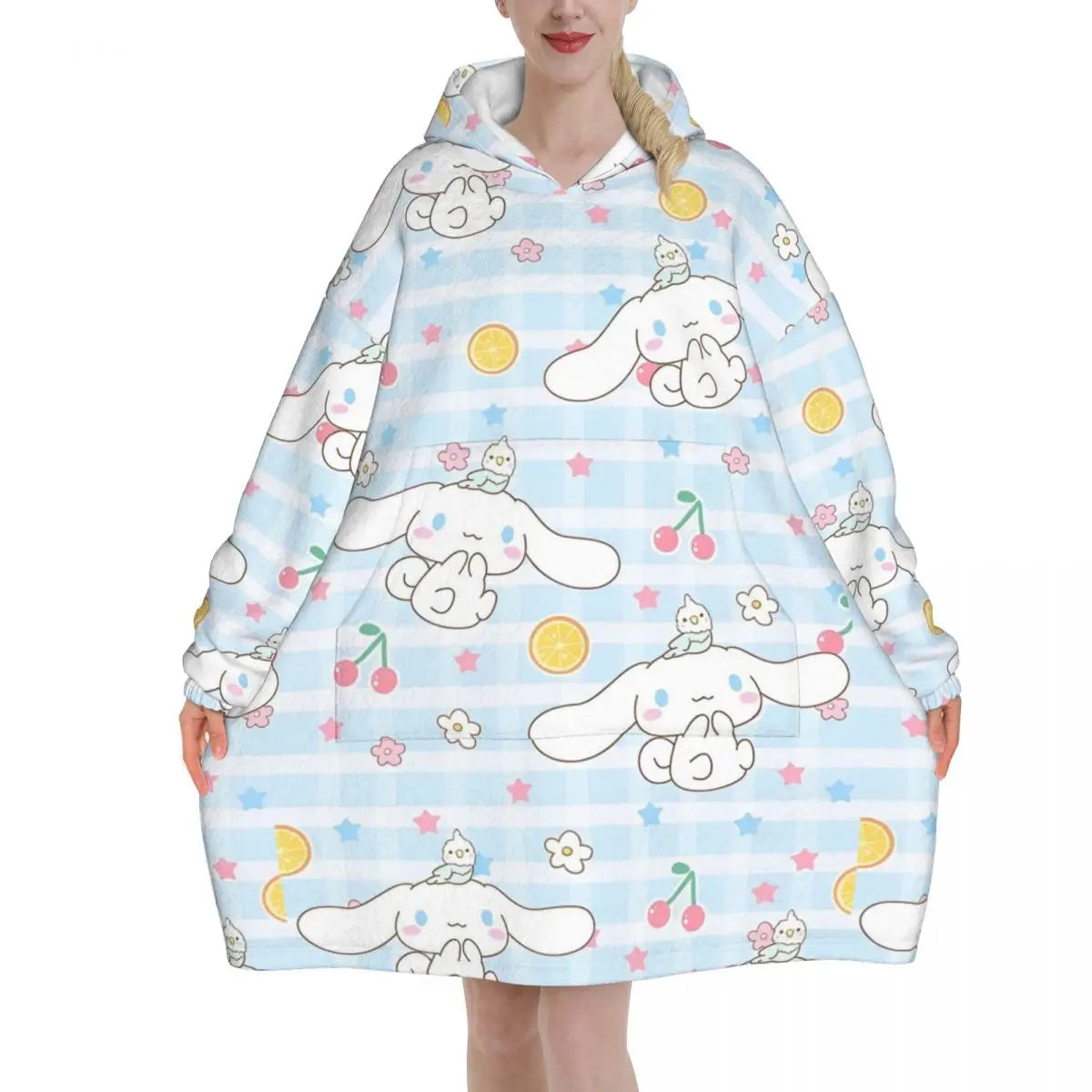 My Melody And Kuromi Blanket Hoodie