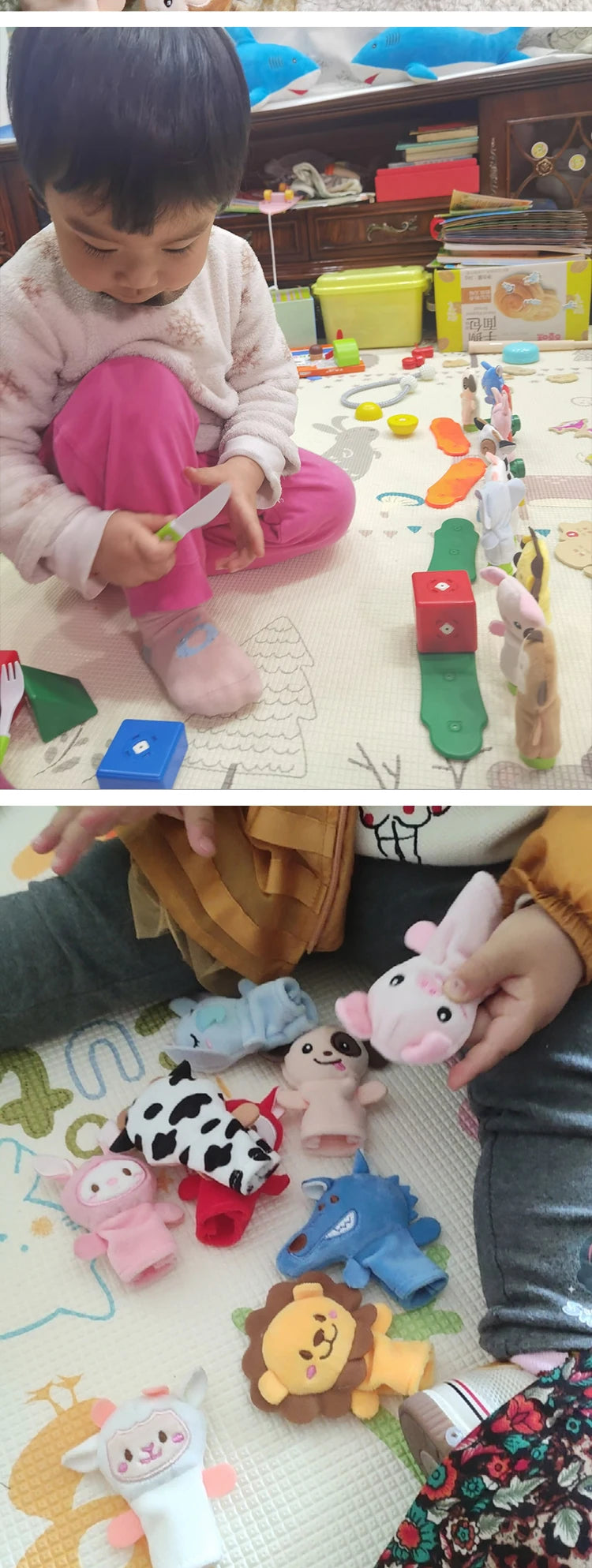 Children Animal Education Dolls