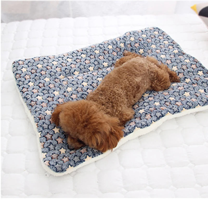 Soft Flannel Pet Mat dog Bed