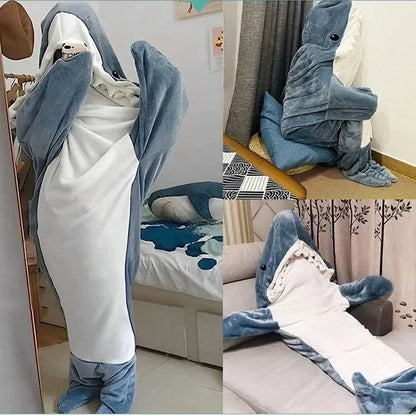 Shark Blanket Hoodie Shark Onesis