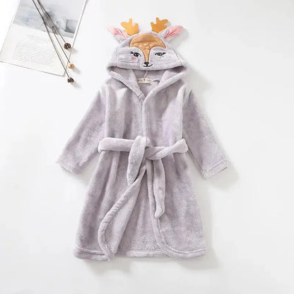 Kids Soft Fleece Bathrobe