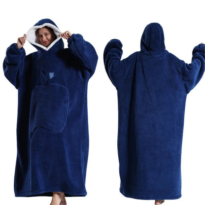 Winter Oversized Wearable Blanket Hoodie