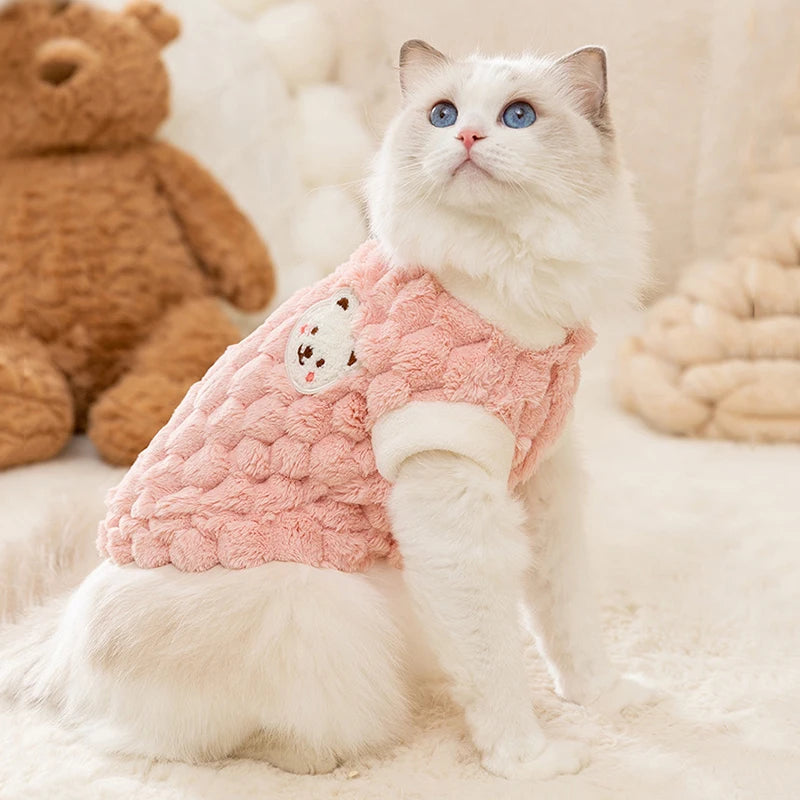 Warm Plush Pet Jacket