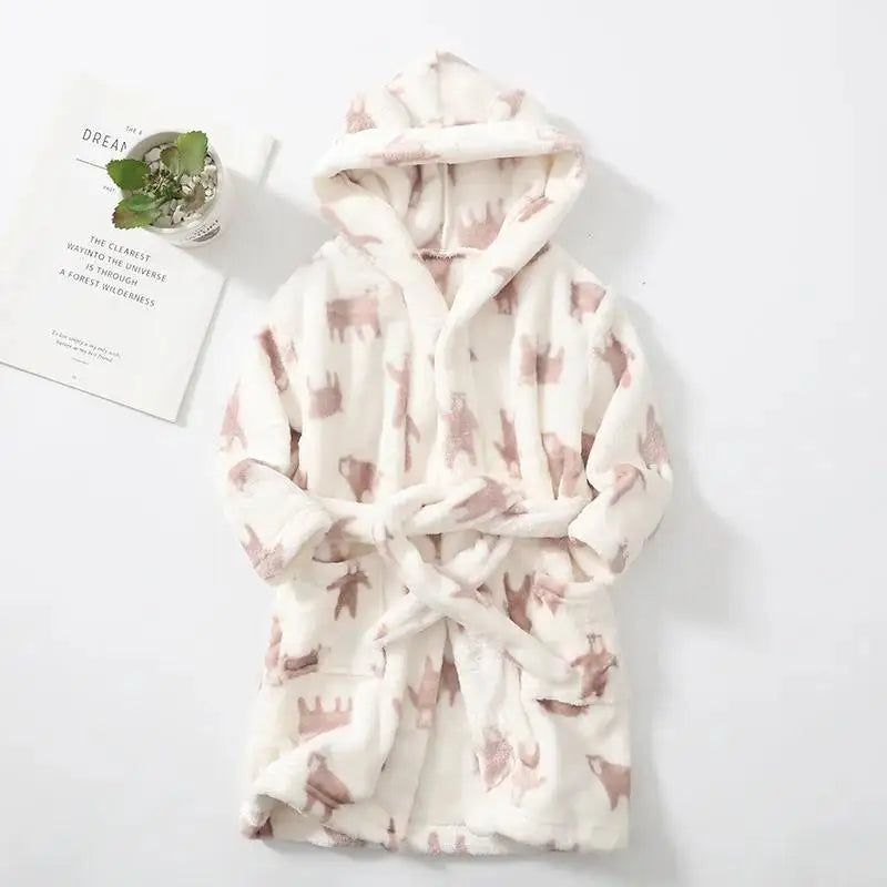 Kids Soft Fleece Bathrobe