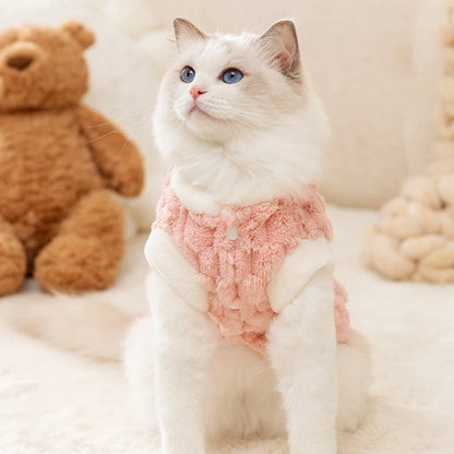 Warm Plush Pet Jacket