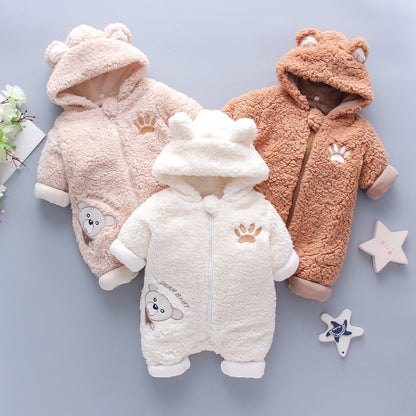 Baby Winter Fleece Romper