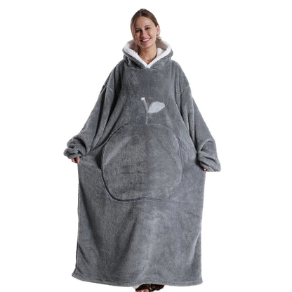 Winter Oversized Wearable Blanket Hoodie