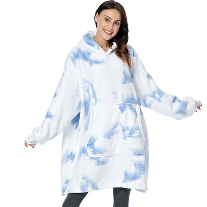 Hoodie Blanket Women Oversized Fleece Hoodie