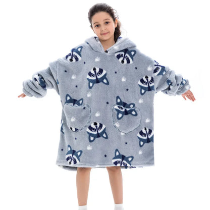 Oversized Wearale Blanket Hoodie