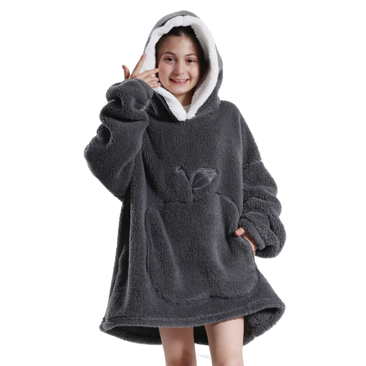 Winter Oversized Wearable Blanket Hoodie