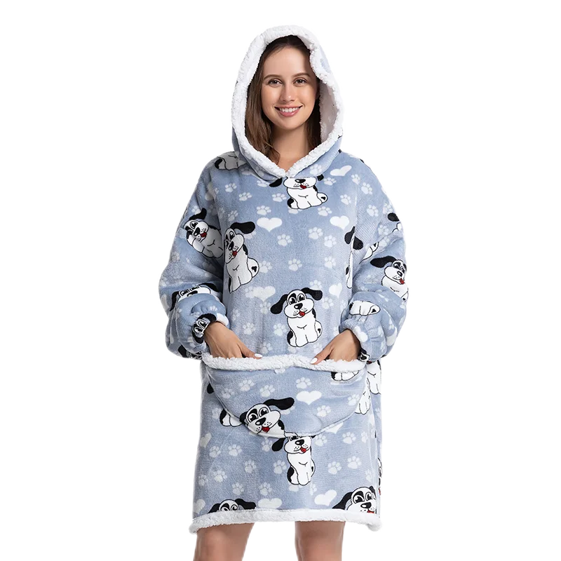 Winter Warm Blanket Hoodie